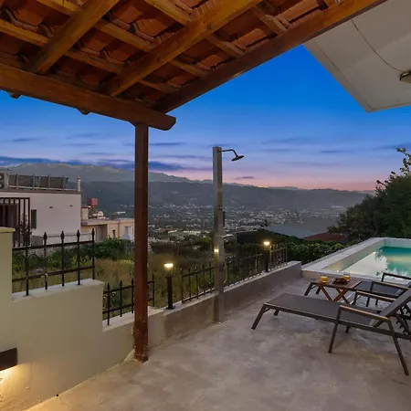 Hotel Seaviewheaven - Private Pool - Overlooking Chania La Canea