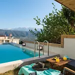 Seaviewheaven - Private Pool - Overlooking Chania 호텔 하니아