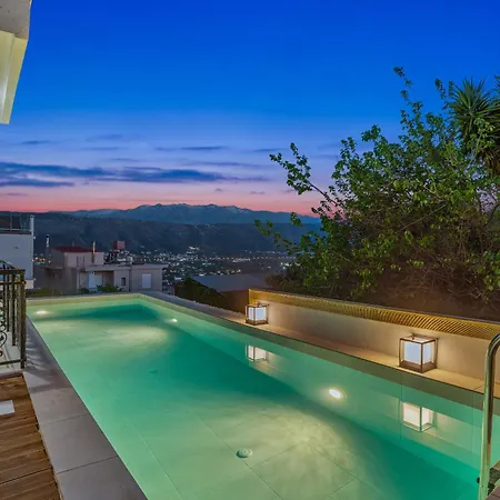 Hotel Seaviewheaven - Private Pool - Overlooking Chania La Canea