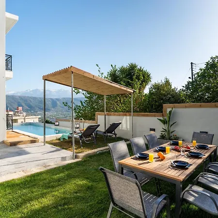 호텔 Seaviewheaven - Private Pool - Overlooking Chania *