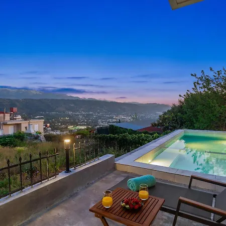 Seaviewheaven - Private Pool - Overlooking Chania Готель *