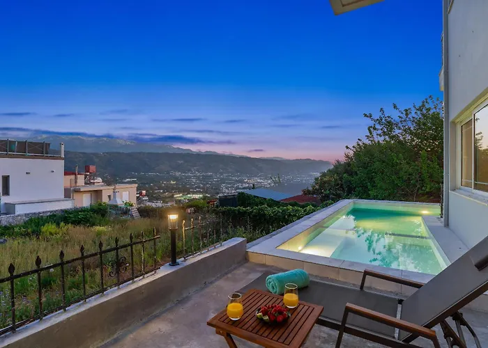 Seaviewheaven - Private Pool - Overlooking Chania Hotel *